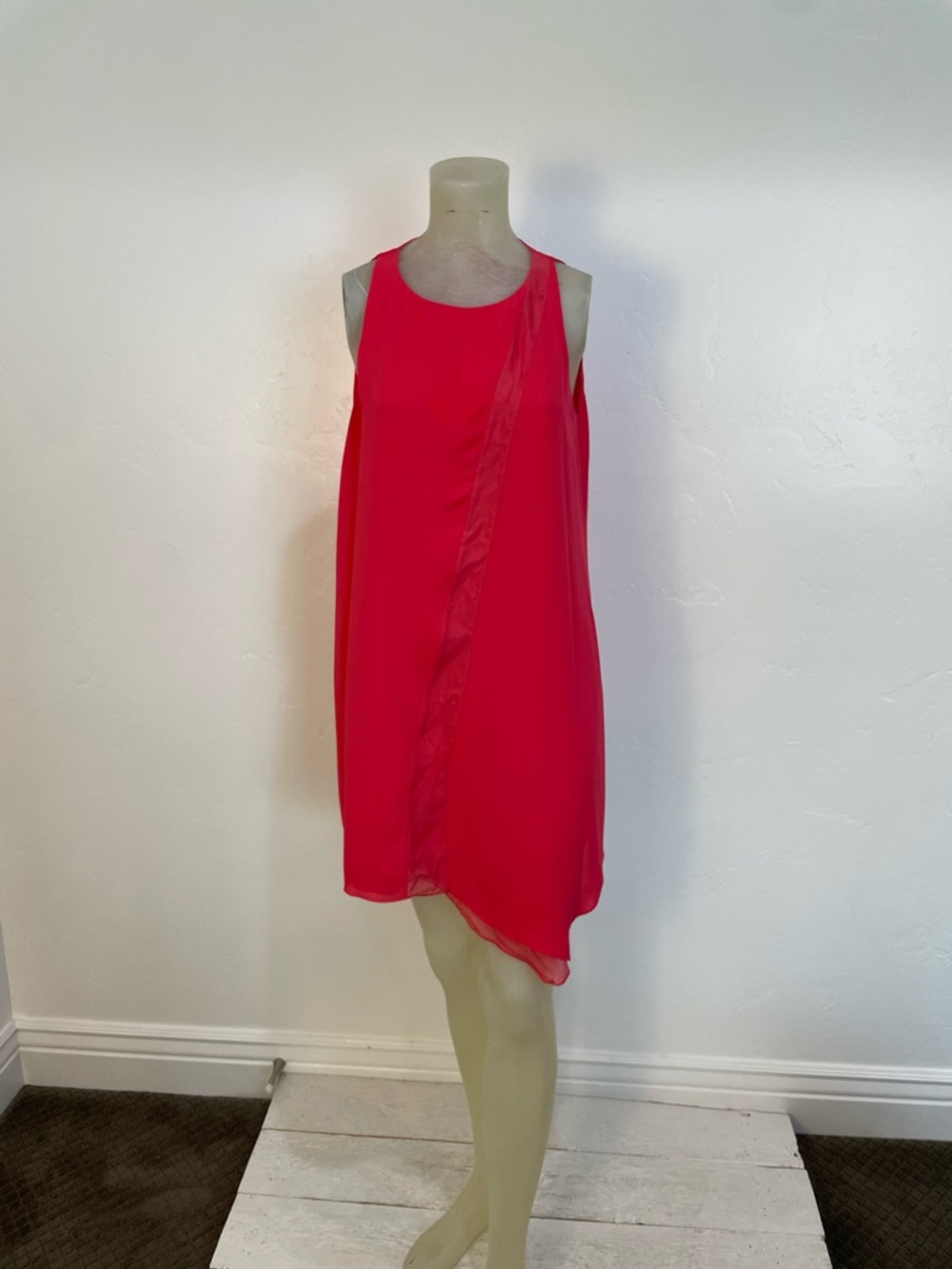Sleeveless pink Shift Dress - Elegant Casual